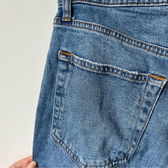 Abercrombie & Fitch Curve Love Ankle Straight Ultra High Rise Denim Size 6 LONG - Picture 9 of 11